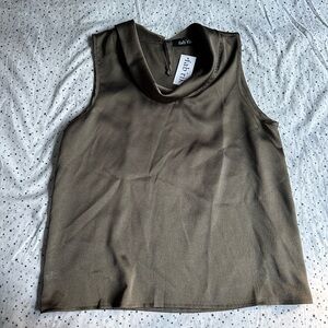 Cowl Neck Tank Blouse